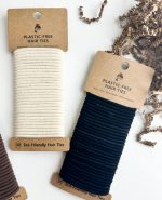 Plastic-free organic cotton hair ties - all & colors
